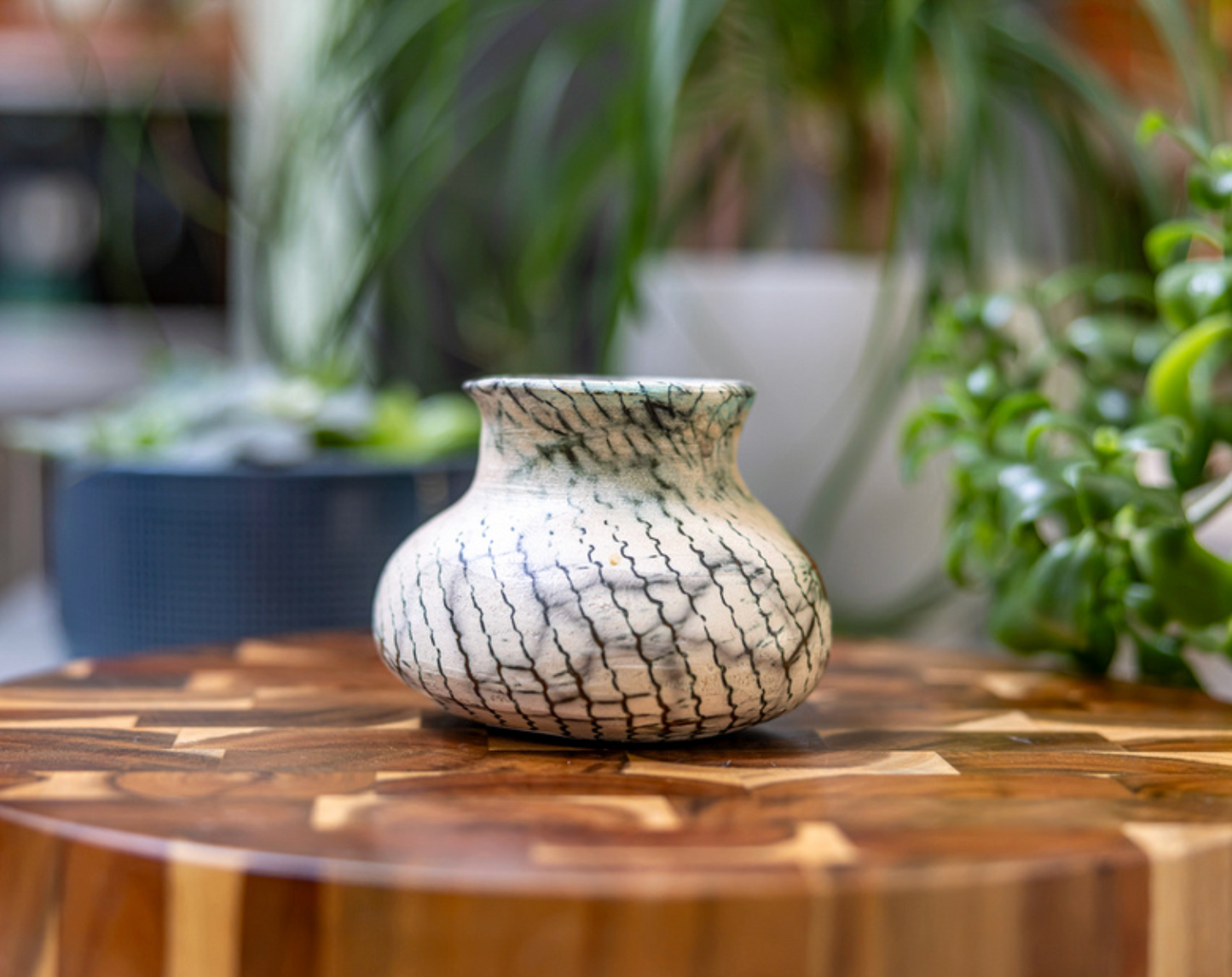 Ember Echo ~ Raku-Fired Vase