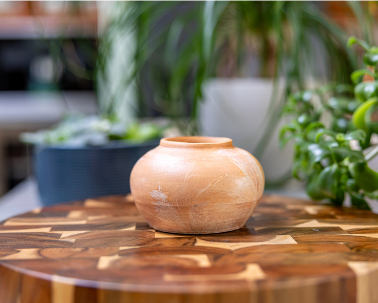 Gold Smoke ~ Raku-Fired Vase