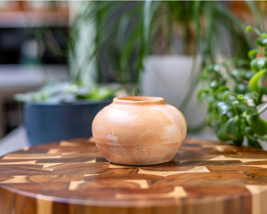 Gold Smoke ~ Raku-Fired Vase