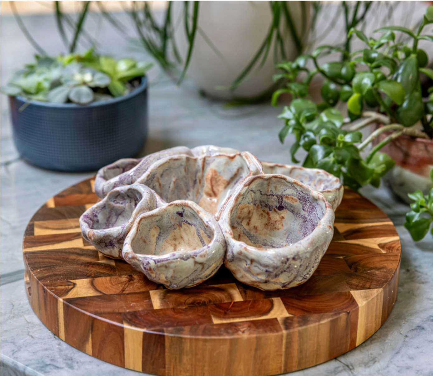 Seashell ~ Glazed Serving Piece