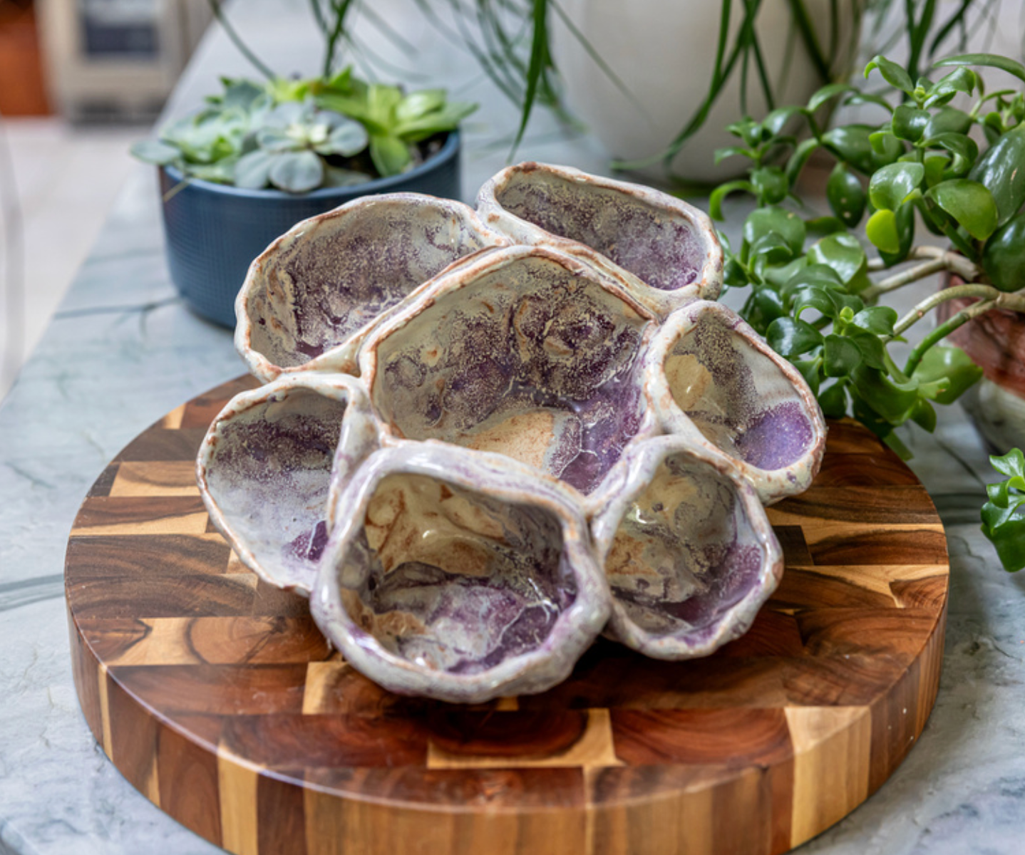 Seashell ~ Glazed Serving Piece