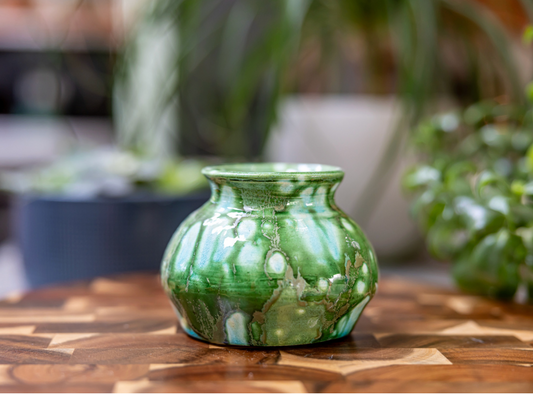Jade ~ Glazed Vase