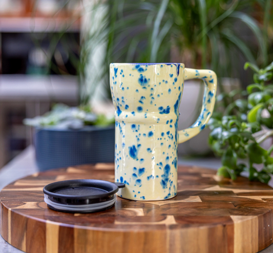 Sorbet ~ Glazed Travel Mug with Lid