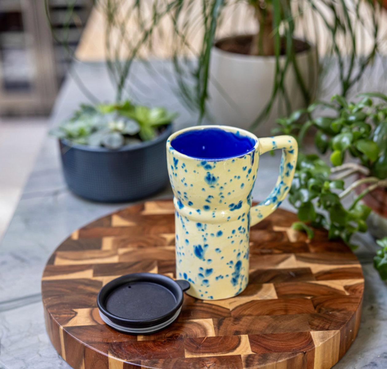 Sorbet ~ Glazed Travel Mug with Lid