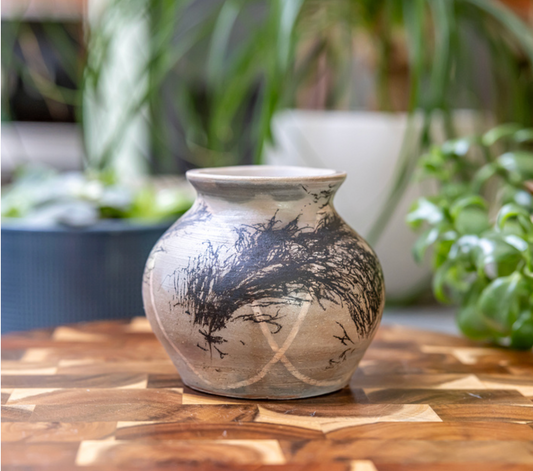 Fire Dance ~ Raku-Fired Vase